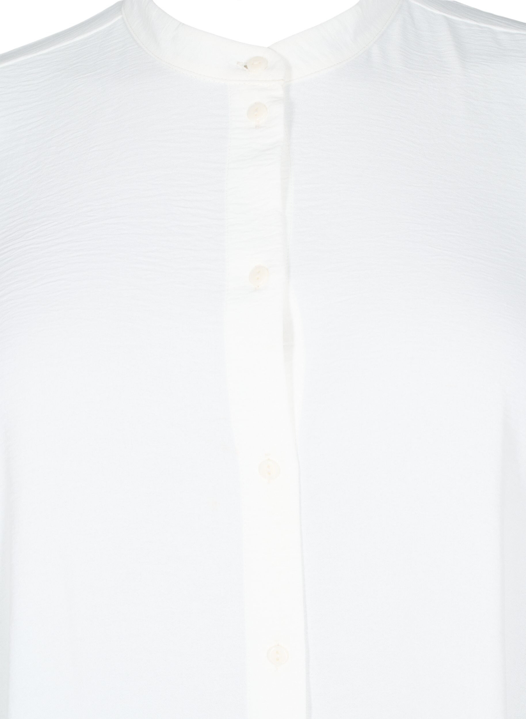 Zizzi FLASH - Tuniek met 3/4 mouwen, Vanille, Packshot image number 2