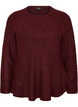 A-lijn gebreide blouse, Rood, Packshot image number 0