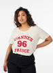 T-shirt met print, Vanille, Model image number 0