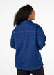 Denim blouse met kraag, Unwashed, Model image number 1