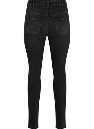  Amy jeans met hoge taille en strassteentjes, Grey Denim, Packshot image number 1
