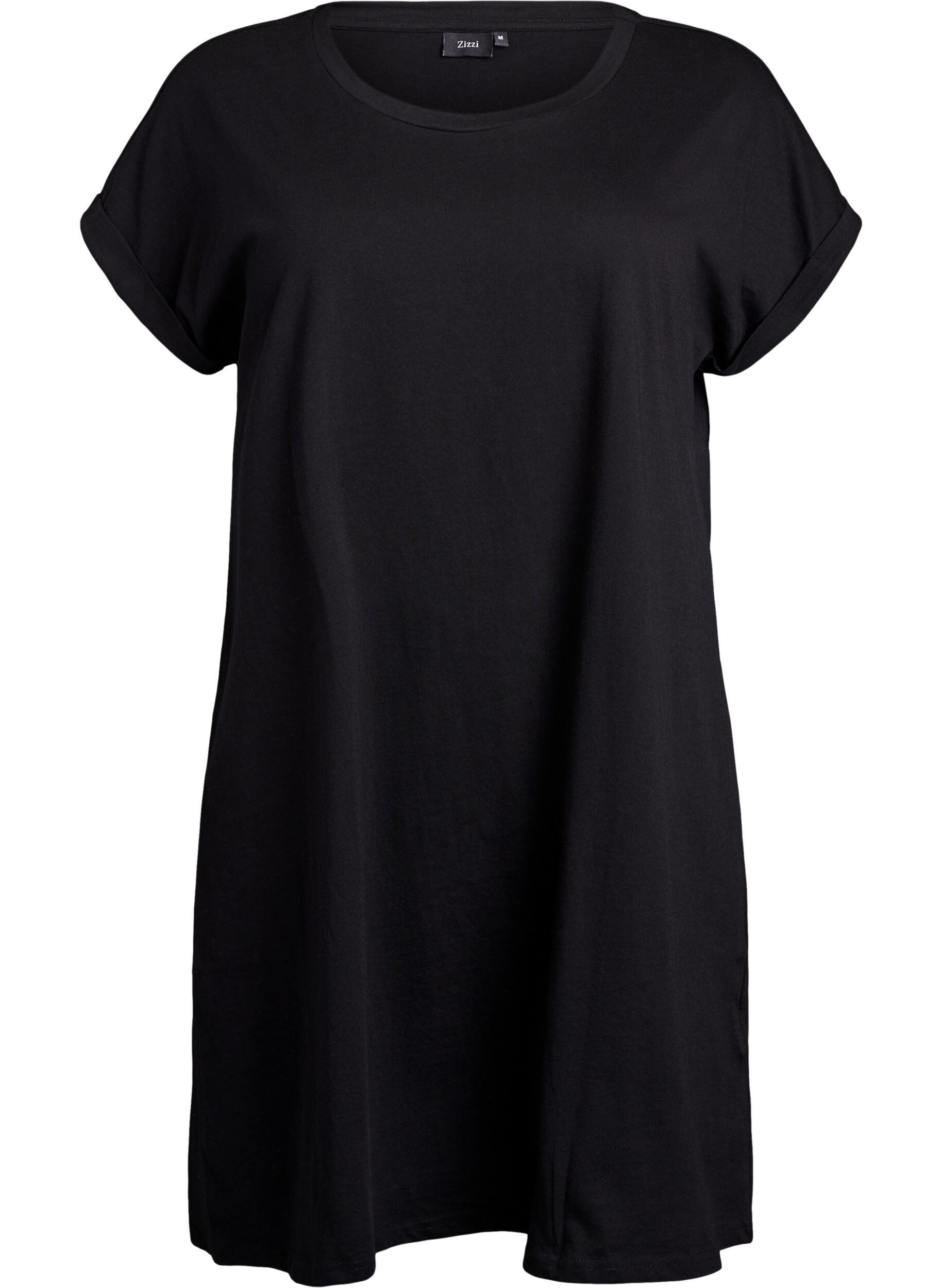 Zizzi2-pack T-shirtjurk met korte mouwen, Rood, Packshot image number 3