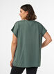 Effen gekleurd trainingsshirt, Groen, Model image number 2