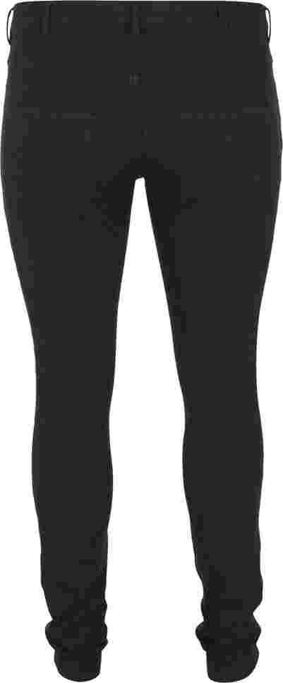 super slim fit Amy jeans met hoge taille, Black, Packshot image number 1