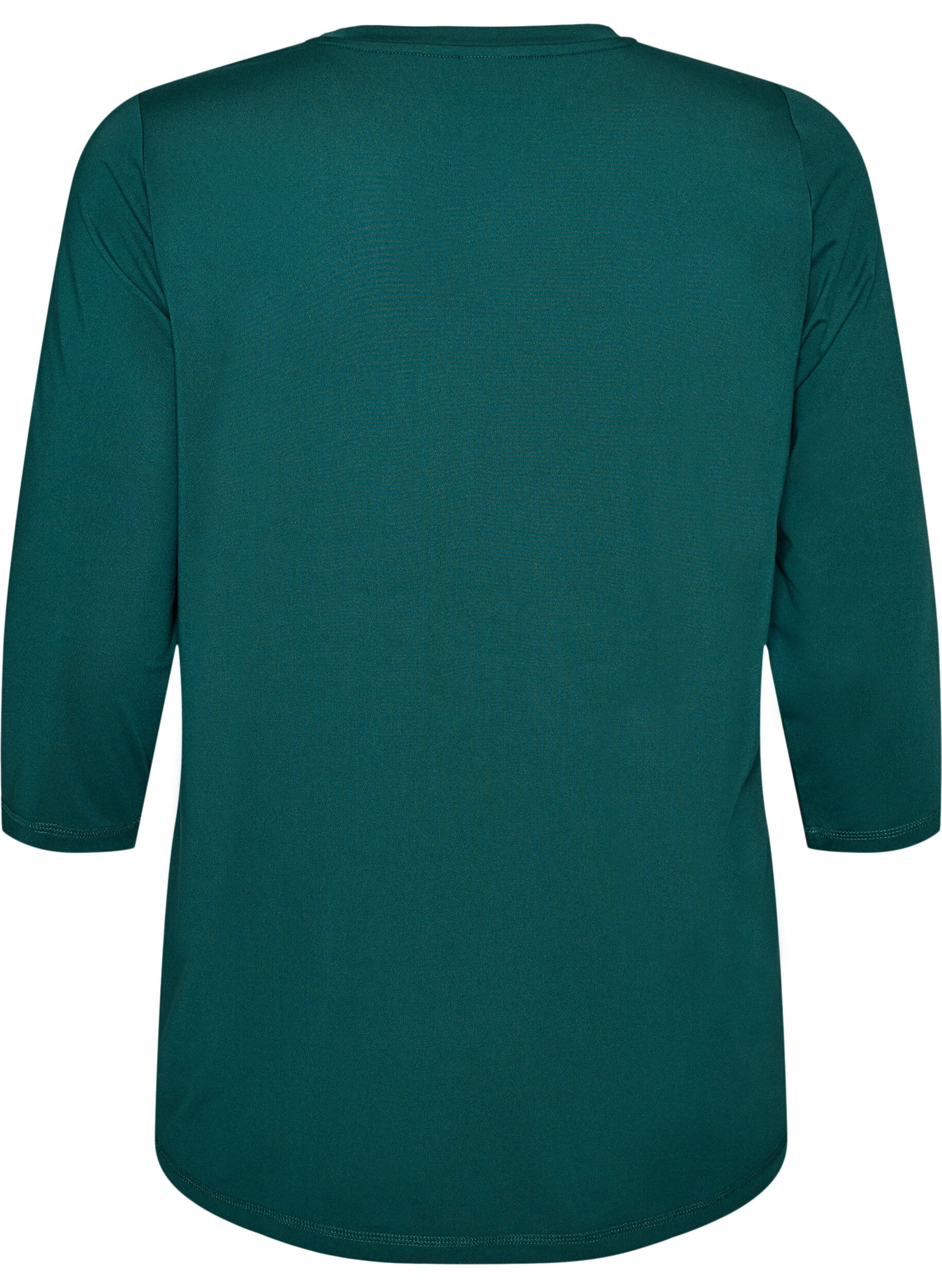 ZizziSporttop met 3/4 mouwen, Groen, Packshot image number 1