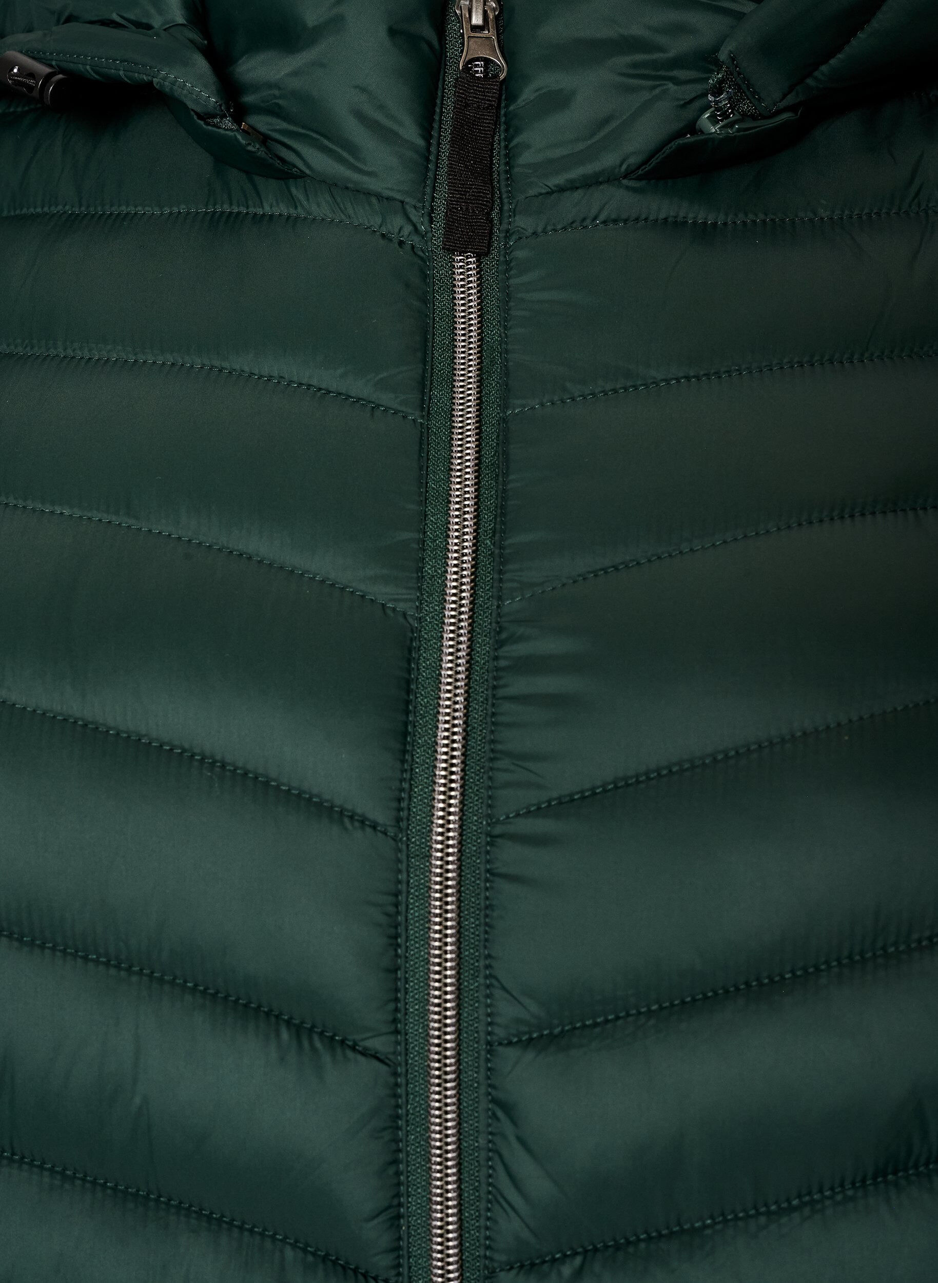 ZizziLichtgewicht jas met zakken en afneembare capuchon, Groen, Packshot image number 2