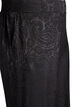 Losse broek met paisleypatroon en hoge taille, Zwart, Packshot image number 2