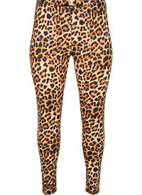 Viscose leggings met luipaardprint