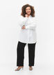 Lange katoenen shirt, Bright White, Model image number 2