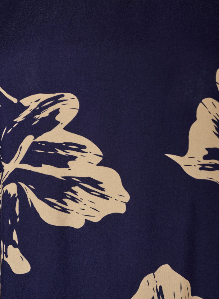 Jurk van viscose met coupenaad, Blauw, Packshot image number 2