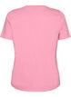 T-shirt van biologisch katoen met tomatenprint, Roze, Packshot image number 1