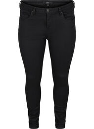 Super slim Amy jeans met hoge taille, Black, Packshot