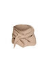 Gebreide driehoekssjaal, Beige, Packshot image number 2