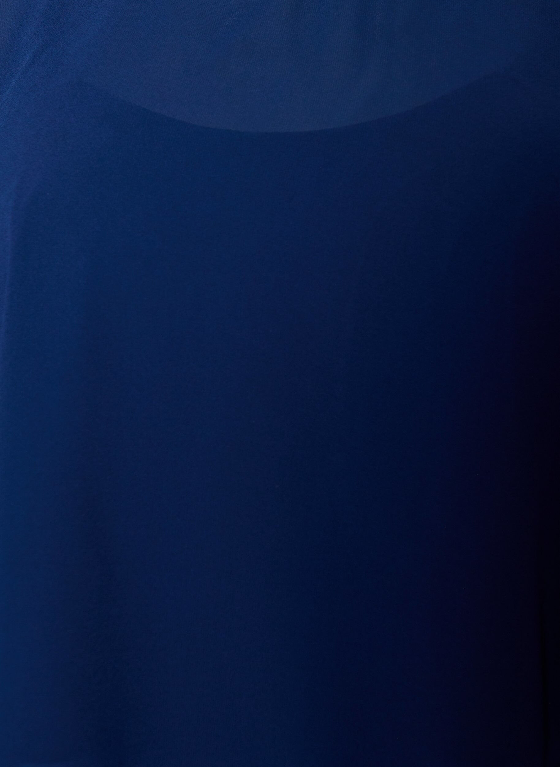 ZizziMaxi jurk met ruches en afneembare cape, Blauw, Packshot image number 2