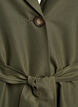 Lange trenchcoat met borduursels, Groen, Packshot image number 2
