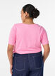 T-shirt met motief, Roze, Model image number 2