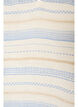 Mouwloze blouse met ruches en gestreept patroon, Vanille, Packshot image number 2