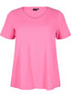 Effen basic katoenen T-shirt, Roze, Packshot image number 0