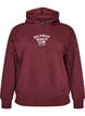 Hoodie met borstprint, Rood, Packshot image number 0