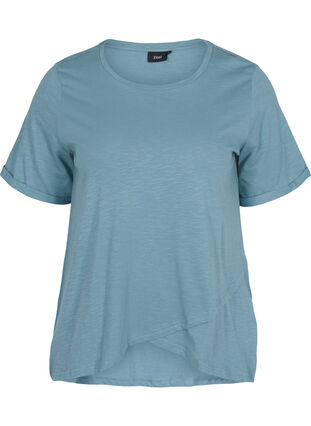 Katoenen t-shirt met korte mouwen, Goblin Blue, Packshot image number 0