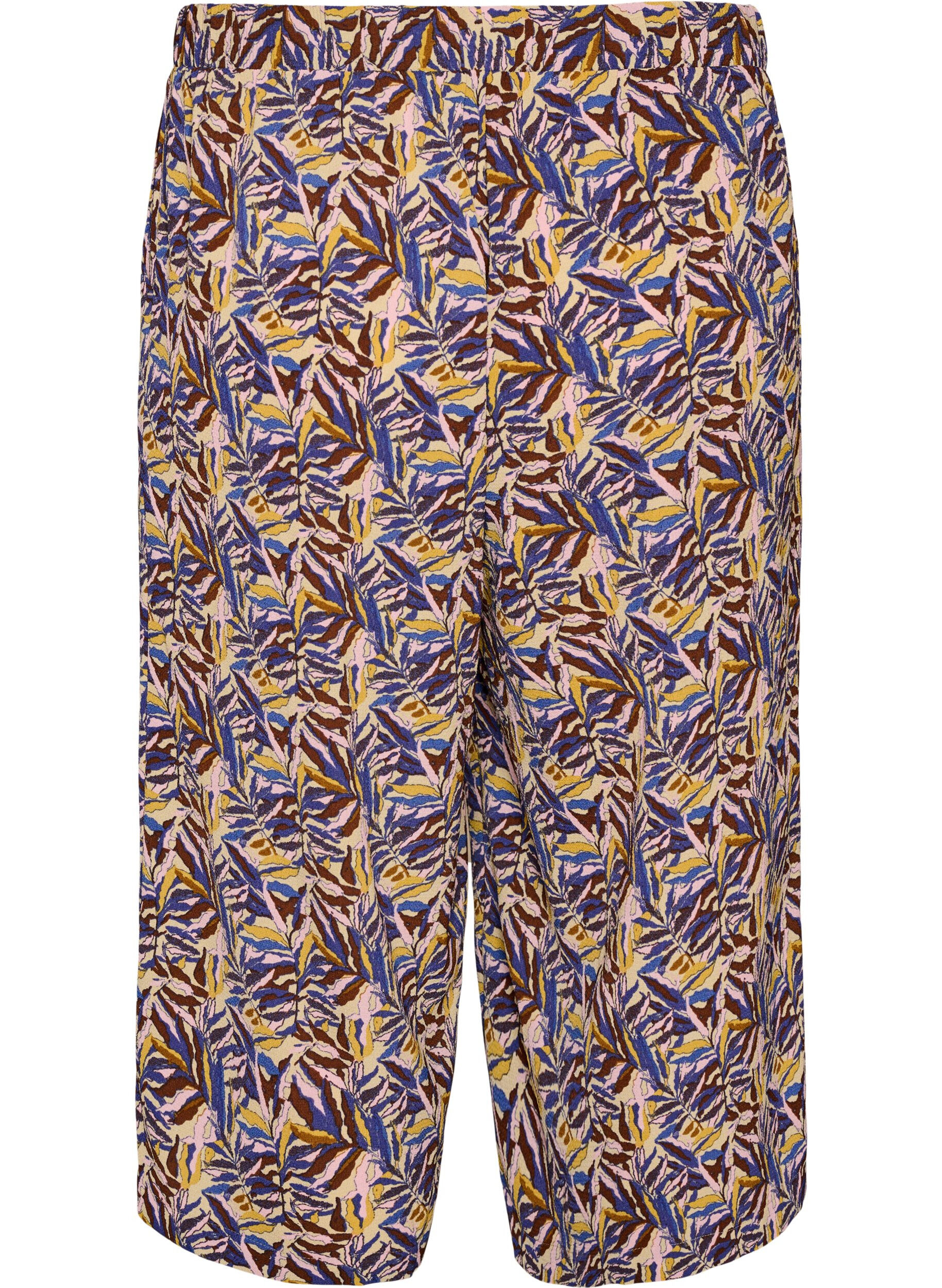 ZizziCulotte broek met print, Beige, Packshot image number 1