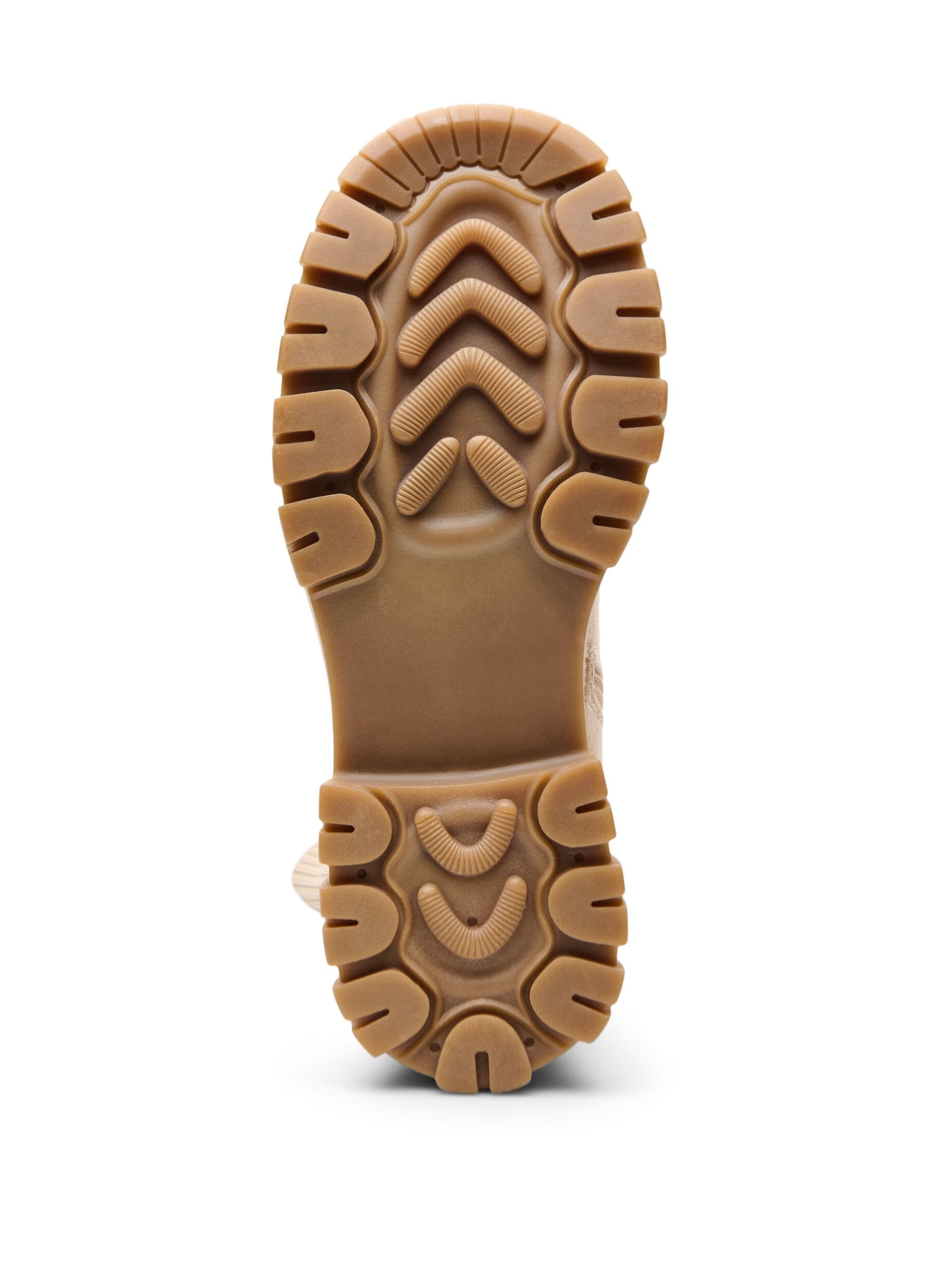 ZizziChunky laars in imitatiesu&egrave;de, Beige, Packshot image number 5