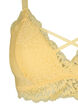 Bralette met stringdetail en zachte vulling, Pale Banana ASS, Packshot image number 2