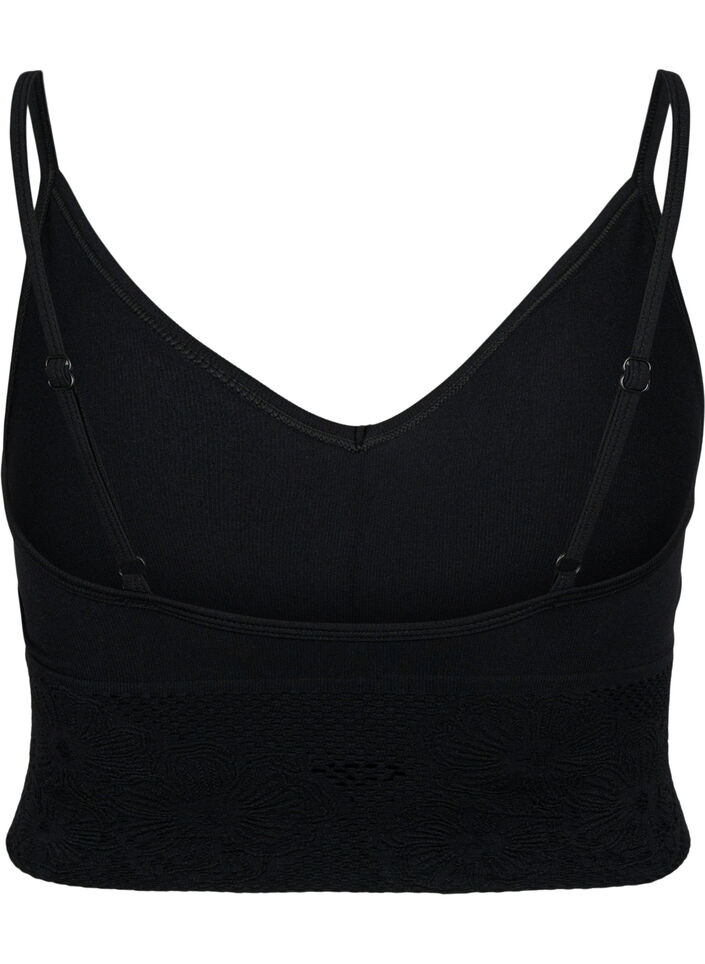 Seamless bh top, Black, Packshot image number 1