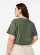 T-shirt in biologisch katoen met een ronde hals, Thyme, Model image number 1