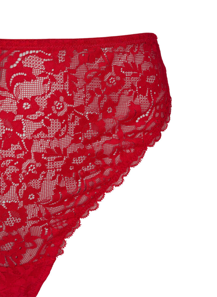 Kanten G-string met normale taille, Red Ass., Packshot image number 2