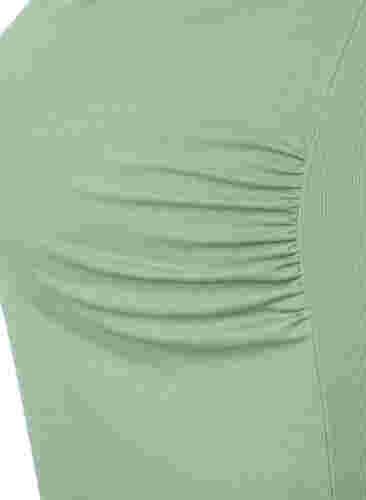 Zwangerschap t-shirt in rib, Green Bay, Packshot image number 2