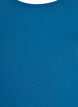 Solide kleur basis top in katoen, Blauw, Packshot image number 2