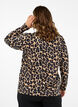FLASH - Blouse met lange mouwen en col, Zwart, Model image number 2