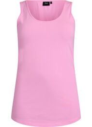 Effen gekleurd basic top in katoen, Roze