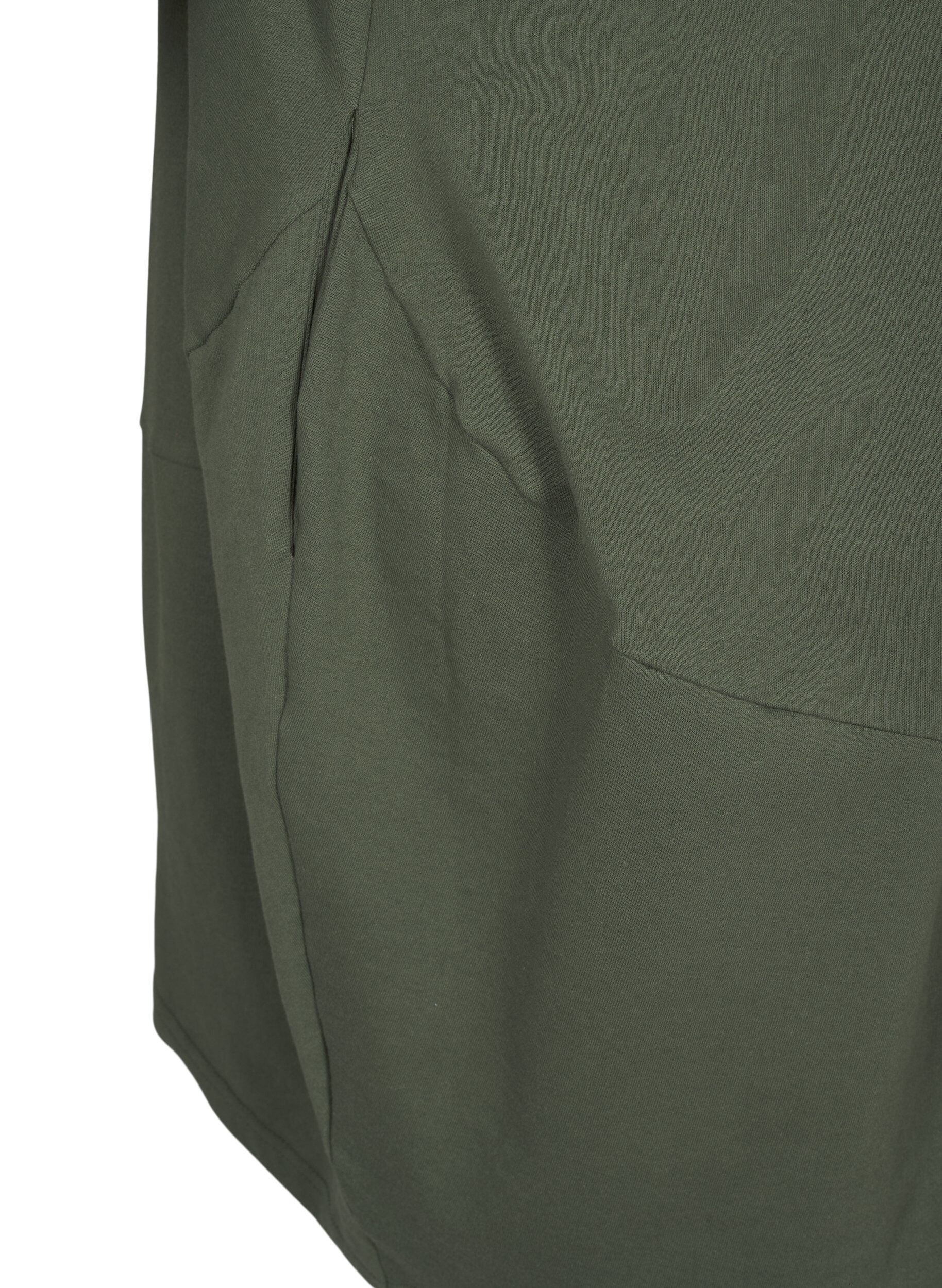 Zizzi Ballonjurk met zakken, Groen, Packshot image number 4