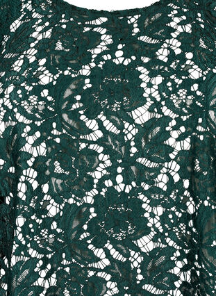 FLASH - Kanten blouse met lange mouwen, Scarab, Packshot image number 2