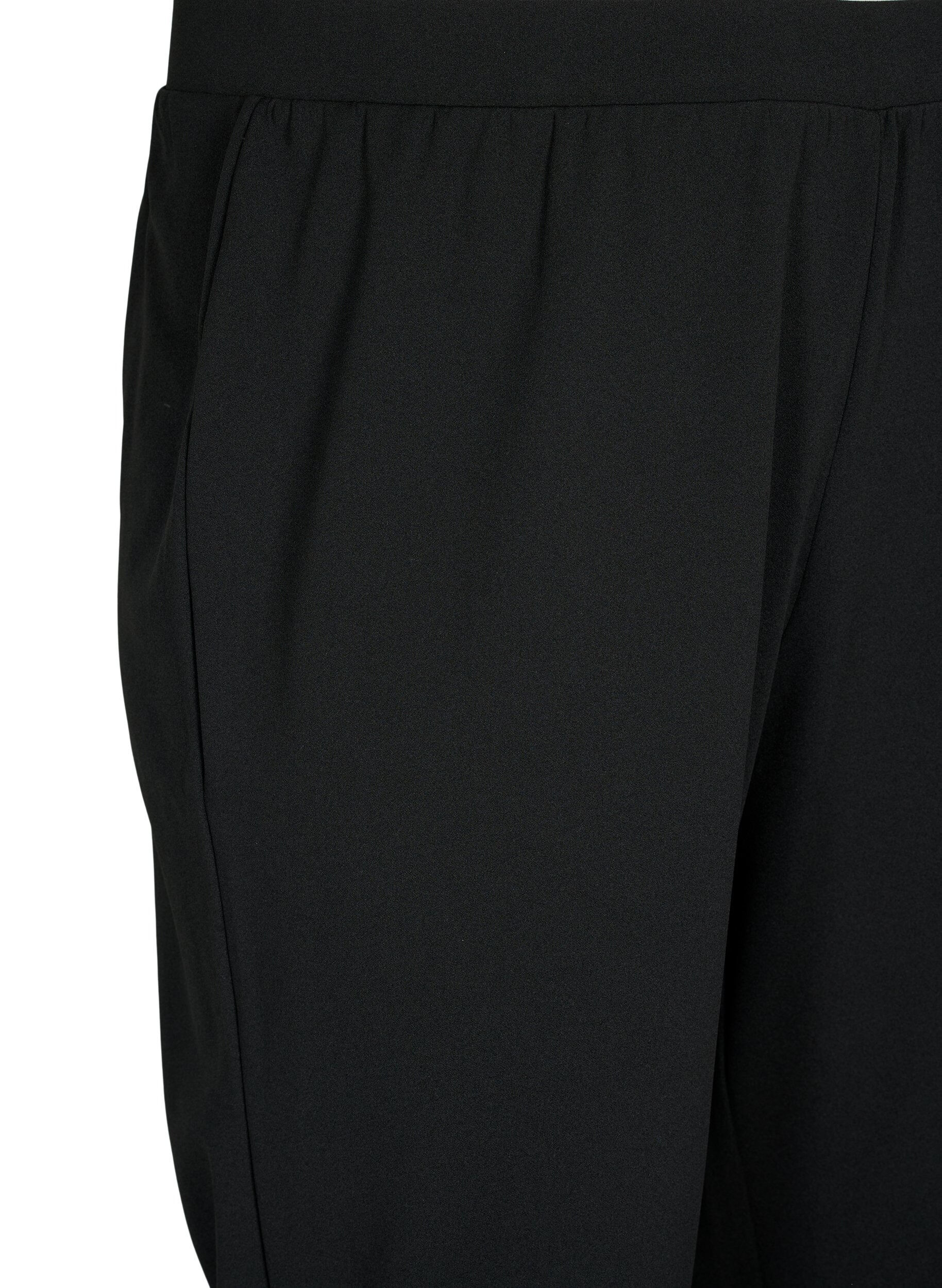 ZizziBroek met straight fit, Zwart, Packshot image number 2