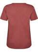 T-shirt met knoopdetail, Bruin, Packshot image number 1