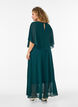 Maxijurk met korte mouwen en een A-vorm, Groen, Model image number 1