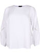 Blouse van Tencel™ Modal met geborduurde details, Bright White, Packshot image number 0