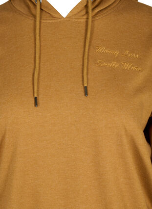 Sweatshirt met capuchon en print, Rubber Mel, Packshot image number 2