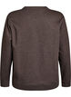 Sweatshirt met ronde hals, Bruin, Packshot image number 1