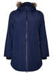 Waterdichte parka met capuchon, Blauw, Packshot image number 0