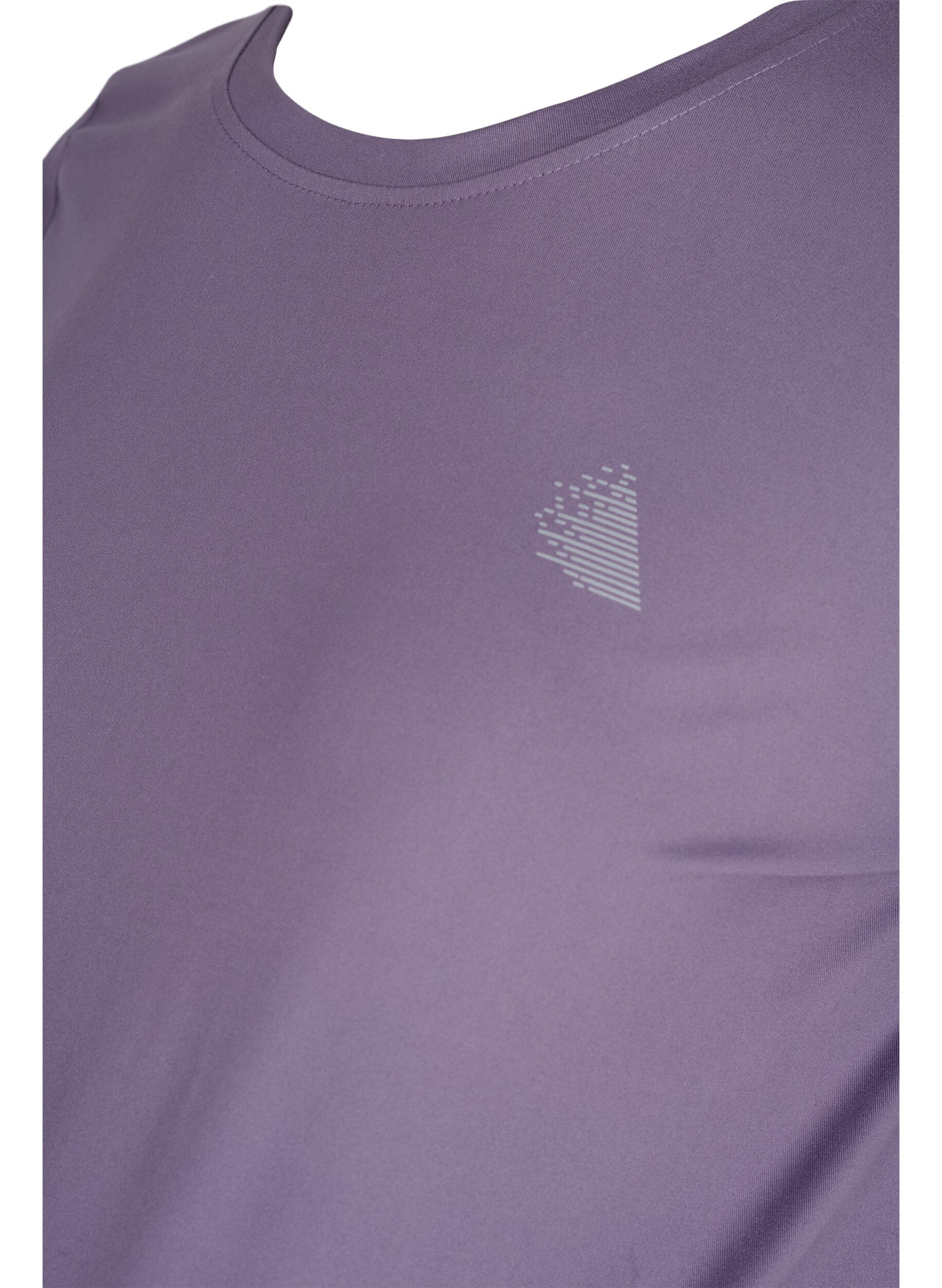 Zizzi Zwangerschap sport t-shirt, Purple Sage, Packshot image number 2