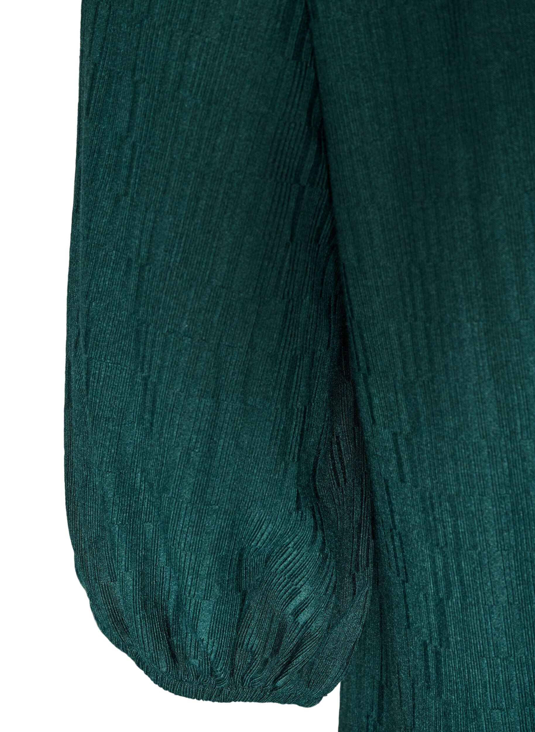 ZizziJurk met een ballonvorm en structuur, Groen, Packshot image number 3