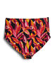 Bikinibroekje met print en een hoge taille, Rood, Packshot image number 1