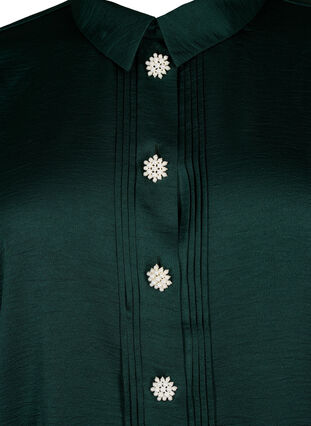 Lang shirt met parelknopen, Scarab, Packshot image number 2