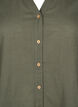 Katoenen blouse met een V-hals, Groen, Packshot image number 2