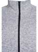 Vest van jersey met hoge kraag en ritssluiting, Grijs, Packshot image number 2