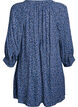 Tunic met bloemenprint en 3/4 mouwen, Blauw, Packshot image number 1